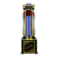 Machine de jeu d'arcade à monnayeur 'Strong Man Hammer' pour test de force de boxe, jeu de frappe au marteau personnalisé pour parcs d'attractions et fêtes foraines