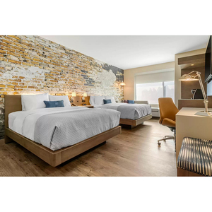 坎布里亚酒店制造商现代豪华卧室家具套装特大号酒店床家具定制酒店家具 - Product Image 3