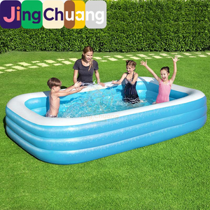 Piscina Inflable <span class=keywords><strong>para</strong></span> Niños 54009, Piscina de Bolas Oceánicas <span class=keywords><strong>para</strong></span> Bebés y Niños Pequeños, Reforzada y Engrosada - Product Image 1