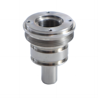 Pièces usinées CNC en acier inoxydable avec refroidissement liquide, perçage profond, brochage, électroérosion à fil, services OEM personnalisés