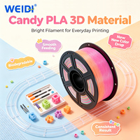 Filament PLA couleur bonbon le plus vendu, 1 kg, 1,75 mm, pour impression 3D, tiges en plastique pour impression de surface