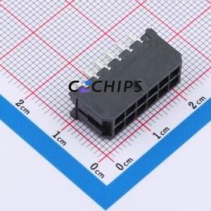 430451228 Wire-to-Board Pin Header Through hole Component (THT),P=3mm Connector 2x6P 3mm Through Hole Micro-Fit (MX 3.0) - Product Image 1