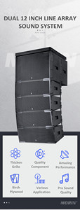 Altavoces profesionales de matriz de línea pasiva recién llegados para puesta en escena actividad al aire libre matriz de línea dual de 12 <span class=keywords><strong>pulgadas</strong></span> - Product Image 6