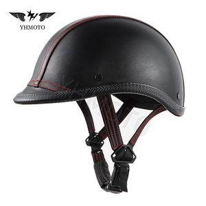 Casque demi-face YHMOTO, casque de moto, style équestre, accessoires universels pour moto pour hommes et femmes - Product Image 2