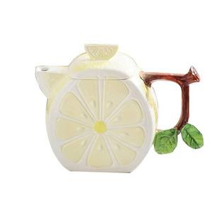 Juego de Té de Cerámica con Forma de Limón - Vajilla Divertida <span class=keywords><strong>para</strong></span> el Hogar - Product Image 5