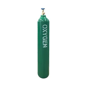 Cilindro vazio de gás de grande capacidade, 40l/47l/50l, para cilindro de nitrogênio, hélio, argon, oxigênio com punho de aço, venda quente