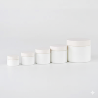 Pot en porcelaine crème de luxe 5g 10g15g 20g 30g 50g 100g Rond Opale Blanc Céramique Emballage de crème pour la peau Pot en verre