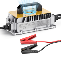 Chargeur rapide LiFePO4 48V25A étanche IP67 pour voiturettes de golf électriques, bateaux électriques et balayeuses (QA1250A)