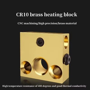 Bloc chauffant MK8 pour Ender 3 Pro / <span class=keywords><strong>V2</strong></span> / Ender 5 / <span class=keywords><strong>CR10</strong></span>, bloc chauffant Hotend, pièces de rechange pour imprimante 3D - Product Image 2
