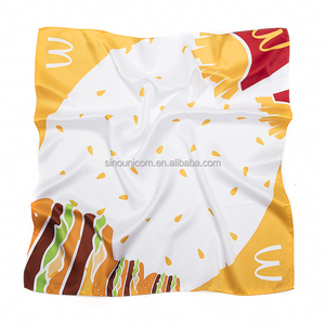 Sciarpe Stampate Personalizzate di Alta Qualità con il Tuo Design, Sciarpa in Raso di <span class=keywords><strong>Seta</strong></span> Opaco, Sciarpe Rosse in <span class=keywords><strong>Seta</strong></span> - Product Image 4