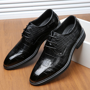 2026 New Genuine Leather Waterproof Breathable Evergreen Oxfords Ankle Lace-Up Shoes <b>Men</b> Washable Goodyear Handcrafted Retro - Product Image 4