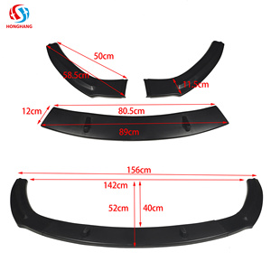 Divisor de labios de parachoques delantero de precio <span class=keywords><strong>barato</strong></span> de fábrica de Honghang para <span class=keywords><strong>Seat</strong></span> <span class=keywords><strong>Ibiza</strong></span> 2013-2021 Facelift FR Facelift nuevo estilo - Product Image 2