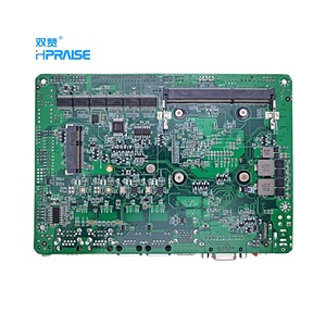 เมนบอร์ดอุตสาหกรรม IoT เมนบอร์ดอุตสาหกรรมสำหรับเชื่อมต่อเครือข่าย I3 I5 I7 6 พอร์ต USB ออนบอร์ด 2 DDR4 32GB LVDS Mini-ITX - Product Image 2