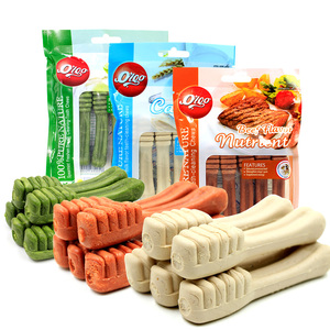 ORGO OEM/ODM, fábrica de comida para perros, venta al por mayor, forma de hueso popular, dientes limpios naturales, masticar, golosinas para mascotas, golosinas para perros - Product Image 1