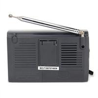 Radio Portabel Kchibo 10-Band AM/FM/SW dengan Speaker High-Fidelity, Penerima Multi-Band Mini Kompak
