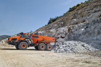 Camion à benne basculante DA45U de 40 tonnes de haute qualité nouveau camion minier diesel lourd avec roue motrice 4x4 direction à gauche norme d'émission Euro 5