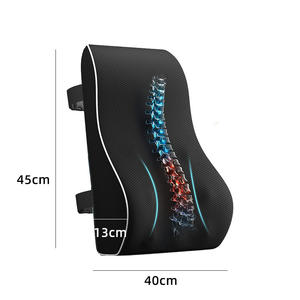 Le <span class=keywords><strong>dossier</strong></span> <span class=keywords><strong>de</strong></span> <span class=keywords><strong>voiture</strong></span> en mousse à mémoire <span class=keywords><strong>de</strong></span> forme soulage les douleurs lombaires, le <span class=keywords><strong>dossier</strong></span> ergonomique est équipé d'une bandoulière réglable - Product Image 6