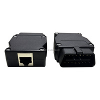 Connector Diagnostic Enet OBD2 16 Pin OBD Plug Rj45 Female to OBD2 Male for BMW