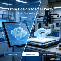 Service d'impression 3D FDM industrielle, prototypage rapide, pièces en résine, nylon, métal pour les boîtiers de machines de grande taille, fabrication sur mesure
