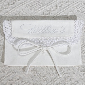 <span class=keywords><strong>Pochette</strong></span> en sergé de coton imprimée avec logo personnalisé, avec dentelle, pour bijoux, parfums, cosmétiques, cadeaux, portefeuille, emballage de cheveux, sac anti-poussière en coton - Product Image 3