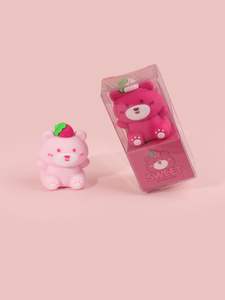 Barato al por mayor de plástico de los estudiantes de dibujos animados agujero manual lindo niños mini Sacapuntas de lápiz - Product Image 4