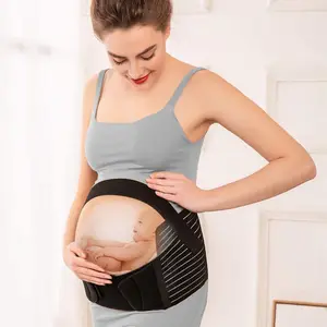 FSPG Breathable Abdominal Binder Back Support Abdomen Support Belly Maternity Belt Belly Support