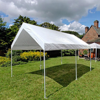 Abri de voiture extérieur en métal 10 x 20 pieds, auvent portable, tente de garage, abri imperméable pour bateau, pour fête, mariage, jardin, remise
