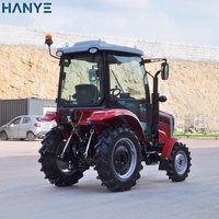 Traktor Mini Bertenaga Kecil Bersertifikasi CE, Traktor Pertanian Mini Roda Empat untuk Penyemaian/Pengolahan Tanah dengan Rotary Tiller untuk Pertanian
