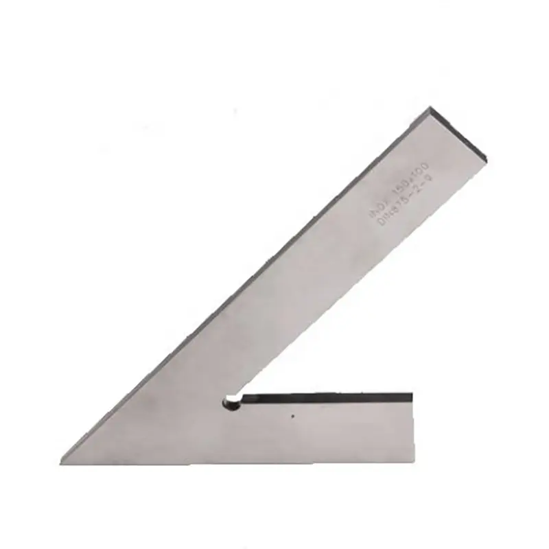 Dasqua Stainless Steel Try Square 90 Degree Flat Edge Square Measuring Tool