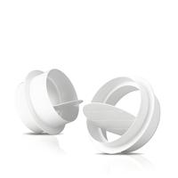 Amortisseur de Backdraft d'interface de conduit moderne avec connecteur de conduit de vanne d'air pour clapet anti-retour de conduit d'air frais HVAC