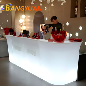 Bar LED <strong>Counter</strong> for Nightclub Dance Floor Club <strong>Counter</strong> <strong>Change</strong> Party Furniture Feature <strong>with</strong> Waterproof <strong>with</strong> 16 <strong>Color</strong> PE Modern - Product Image 3