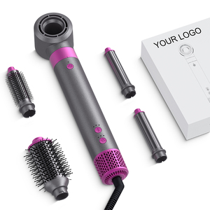 Bán Buôn New Điện Ép Curler Hot Không Khí Bàn Chải Thổi Máy Sấy 5 Trong 1 Tóc Tạo Kiểu Tóc Máy Sấy Tóc Bàn Chải Tạo Kiểu Công Cụ Thiết Lập - Product Image 1