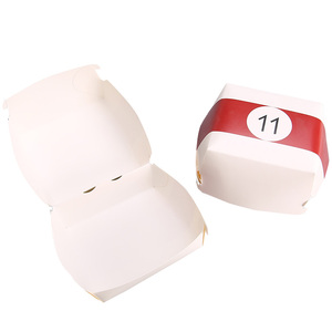 นายกรัฐมนตรีตรากล่องบรรจุอาหารทิ้งภาชนะบรรจุอาหารพับกล่องเบอร์เกอร์กระดาษ - Product Image 4