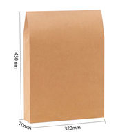 Pochette de rangement pour documents A4 A3 en papier kraft épais et écologique, avec impression numérique, taille personnalisable, pour le bureau