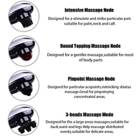 LUYAO Personal Delphin tragbare vibrierende Hand massage gerät handlicher Massage stab