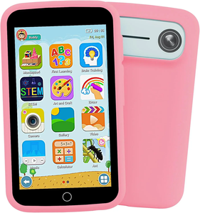 Téléphone intelligent pour enfants D2 <span class=keywords><strong>avec</strong></span> plus de 220 jeux éducatifs, écran tactile de 4 pouces, appareil <span class=keywords><strong>photo</strong></span> 5MP, contrôle parental pour les enfants de 3 à 12 ans - Product Image 2