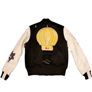 Chaqueta de invierno de cuero PU para hombre, holgada personalizada, último diseño, Letterman Chenille, estilo callejero, cuello levantado bordado personalizado - Product Image 4