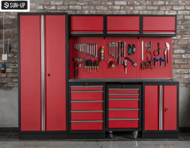 Heavy Duty Drawer Tool Cabinet Garage Cabinet Steel Combination Cabinet