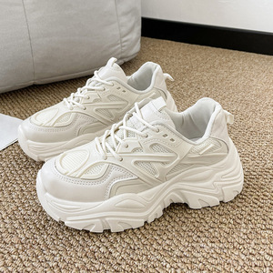 Baskets à plateforme pour femmes, bottes à talons hauts à paillettes, chaussures de marche pour femmes, baskets compensées unisexes - Product Image 2