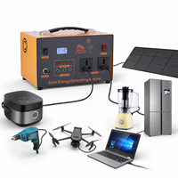 En stock, station d'alimentation portable 300w/600w/1000w, charge rapide sans fil solaire, générateur d'énergie pour le camping en plein air, sauvegarde tout-en-un