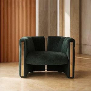 เก้าอี้พักผ่อนเดี่ยวทันสมัย เก้าอี้โซฟาห้องนั่งเล่นสไตล์มินิมอล เก้าอี้ห้องนั่งเล่นสุดหรู - Product Image 3