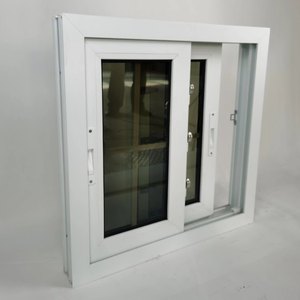 הסיטונאי בגודל מותאם אישית חלונות ודלתות מ יצרן <span class=keywords><strong>upvc</strong></span> הזזה הפתח אופקי חומר פלסטיק מסגרת פתיחה - Product Image 4