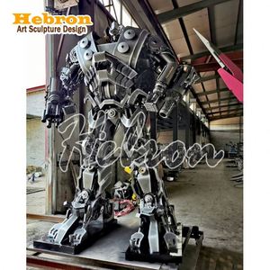 Statue de robot femme en métal léger, collection <span class=keywords><strong>2022</strong></span>, idéale pour la décoration intérieure et comme cadeau créatif - Product Image 1