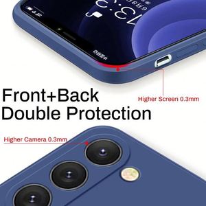 เคสโทรศัพท์สำหรับ Samsung Galaxy เคส S23 S24 S25 S24เป็นพิเศษพร้อม S25 A52 A53 A55 A54เคสโทรศัพท์ซิลิโคนเหลวกันกระแทก - Product Image 3