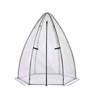 Spire-Designed <span class=keywords><strong>Hexagonal</strong></span> Portable Greenhouse PE Cover Proteção de inverno Estufa para jardim Frame plástico Vidro para plantio - Product Image 4