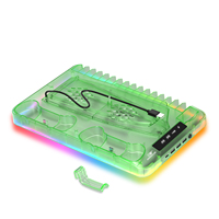 Station de charge pour ventilateur de refroidissement RGB avec support de stockage pour casque de communication filaire Accessoires de jeu pour console PS5
