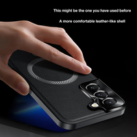 Étuis de téléphone transparents en PU antichoc avec étui pour S25 Ultra S22 S23fe S24 Plus, coque rigide pour appareil photo