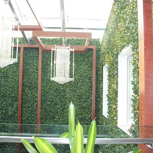 Directo de fábrica al por mayor alfombra de hierba jardín vertical verde artificial fondo de pared - Product Image 5