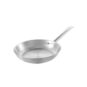 Fast Cooking Heavy Duty Stainless Steel Wok <strong>Pan</strong> with Handle Induction Cooker Friendly Fry Skillet <strong>Frying</strong> <strong>Pan</strong> - Product Image 1