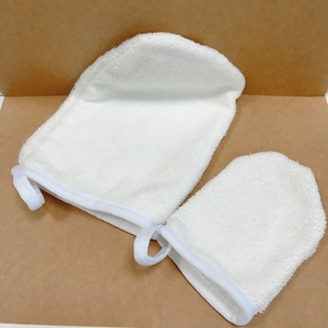 Tampons démaquillants en fibre de <span class=keywords><strong>bambou</strong></span>, tampons de poche en <span class=keywords><strong>microfibre</strong></span>, gants de nettoyage du visage lavables, lingettes en tissu - Product Image 2